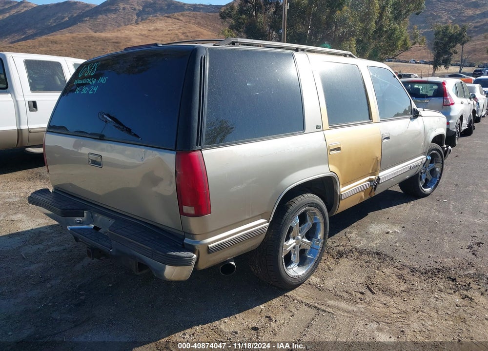 1999 CHEVROLET TAHOE LS VIN: 1GNEC13R7XJ538722