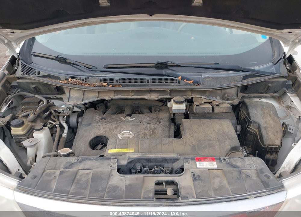 2011 NISSAN QUEST SL VIN: JN8AE2KP3B9007037