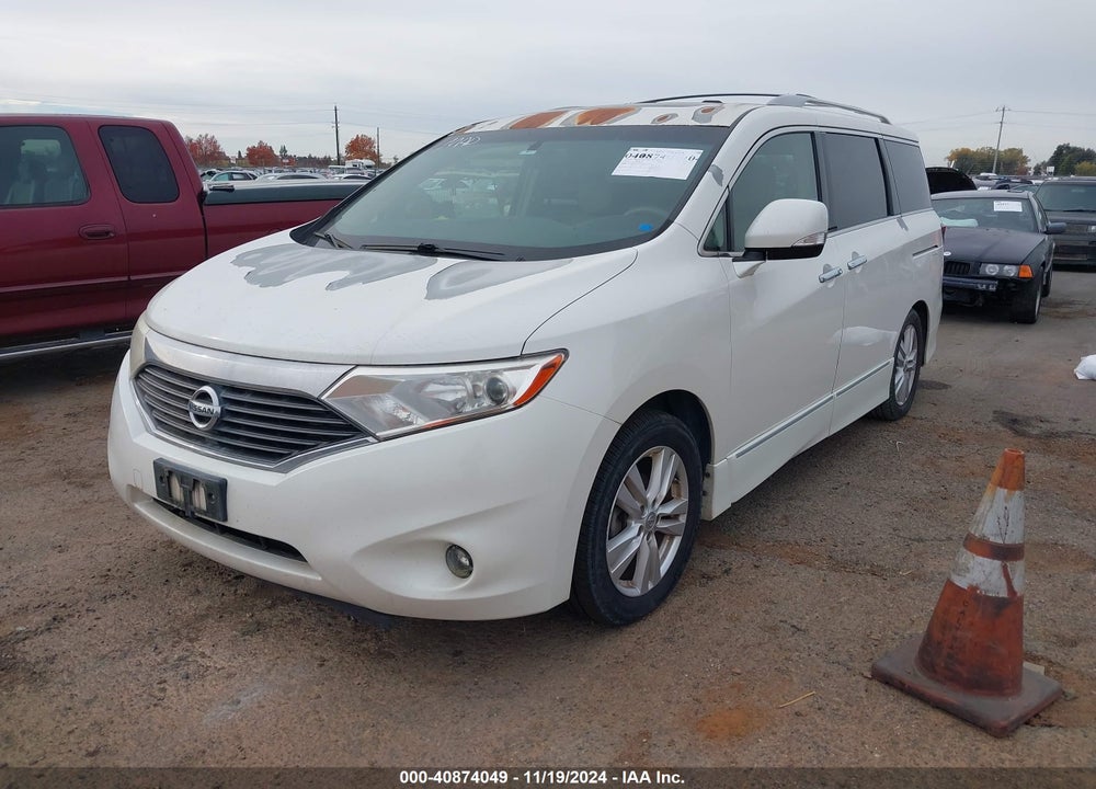 2011 NISSAN QUEST SL VIN: JN8AE2KP3B9007037