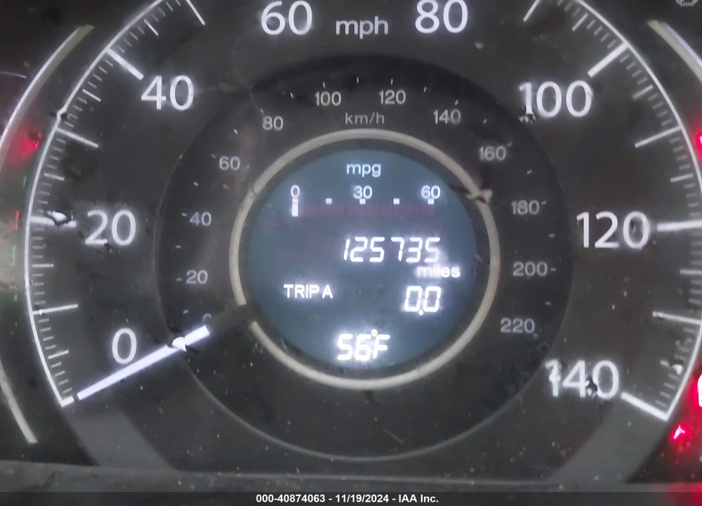 2013 HONDA CR-V EX-L VIN: 5J6RM4H79DL060765