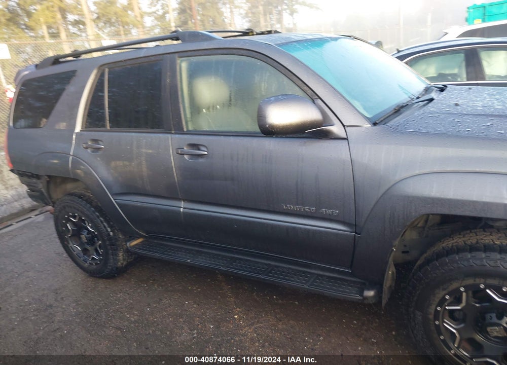 2005 TOYOTA 4RUNNER LIMITED V8 VIN: JTEBT17R750048821