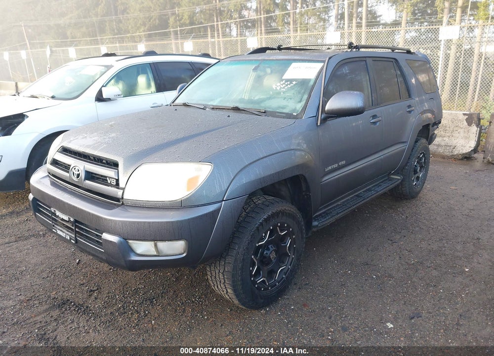 2005 TOYOTA 4RUNNER LIMITED V8 VIN: JTEBT17R750048821