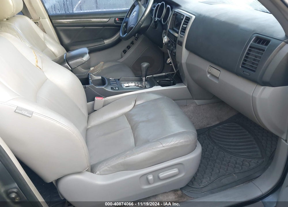 2005 TOYOTA 4RUNNER LIMITED V8 VIN: JTEBT17R750048821