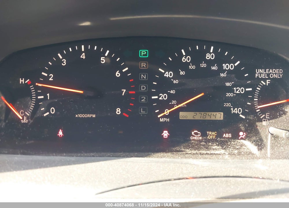 1998 LEXUS ES 300 VIN: JT8BF28GXW5045753