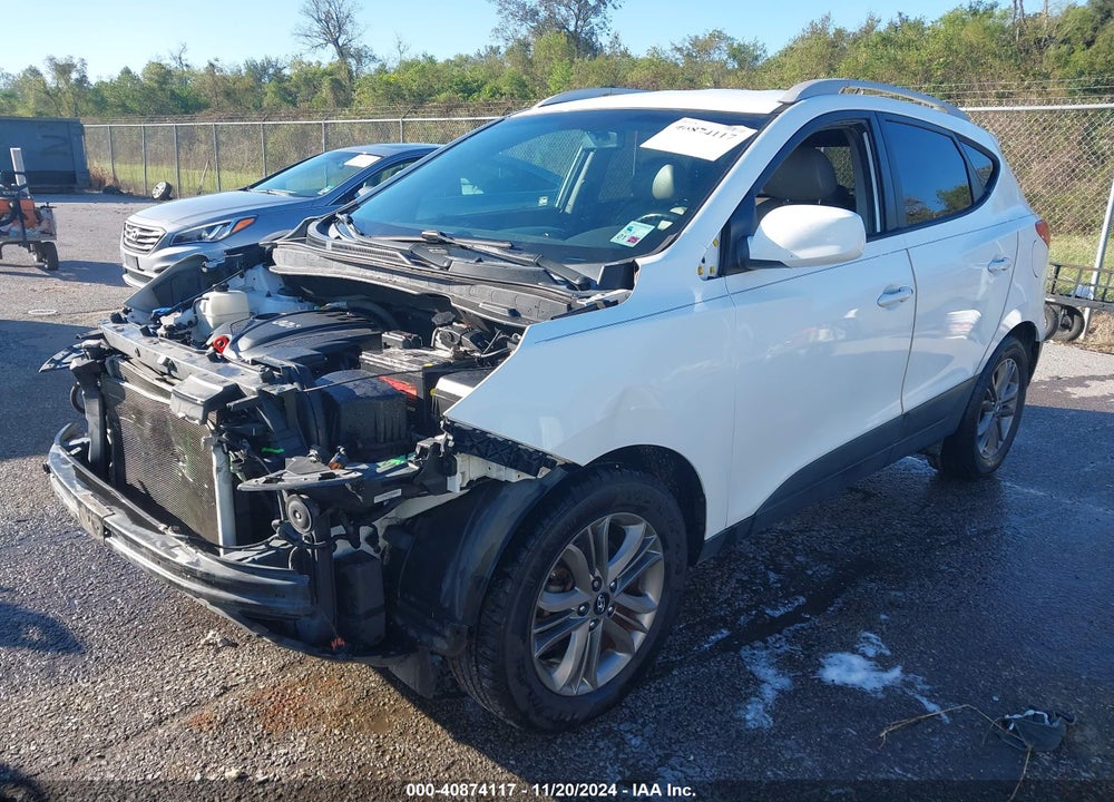 2014 HYUNDAI TUCSON SE VIN: KM8JU3AG2EU791164