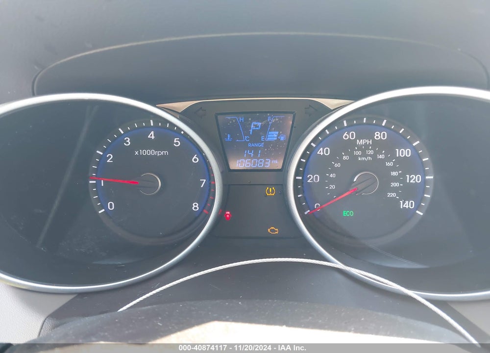 2014 HYUNDAI TUCSON SE VIN: KM8JU3AG2EU791164