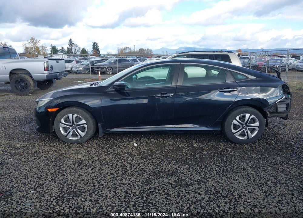 2016 HONDA CIVIC VIN: 19XFC2F58GE061517