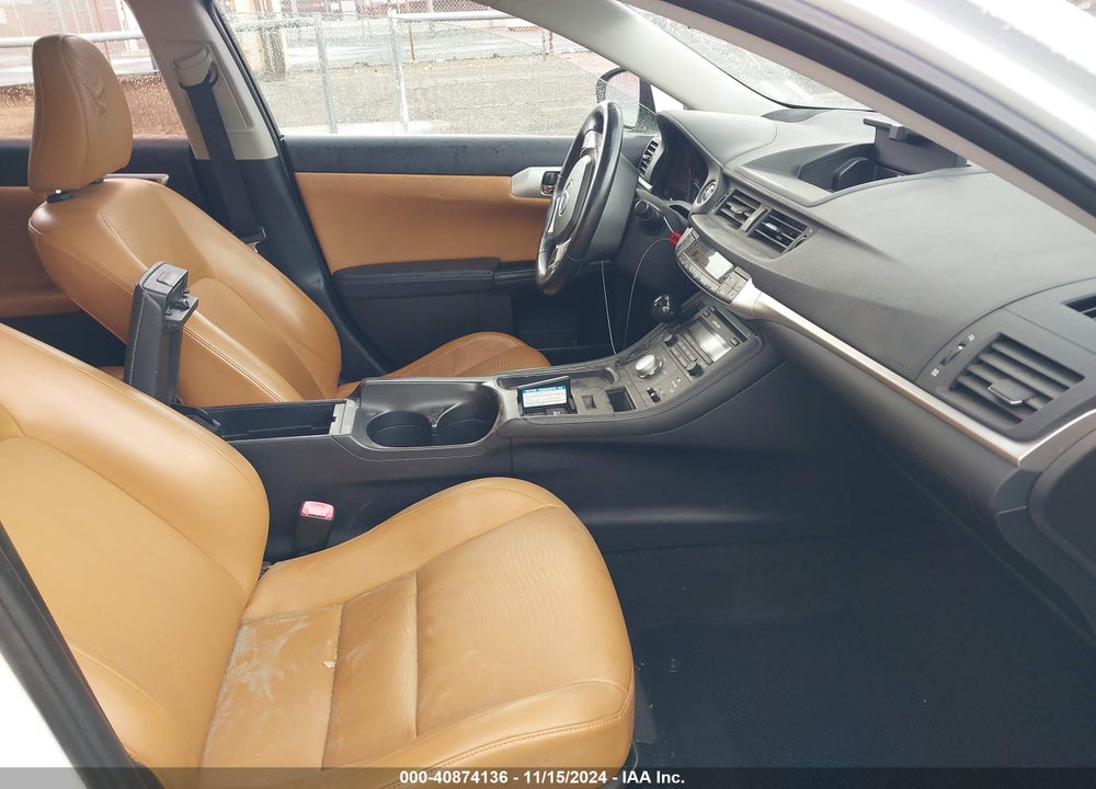 2012 LEXUS CT 200H PREMIUM VIN: JTHKD5BH0C2078069