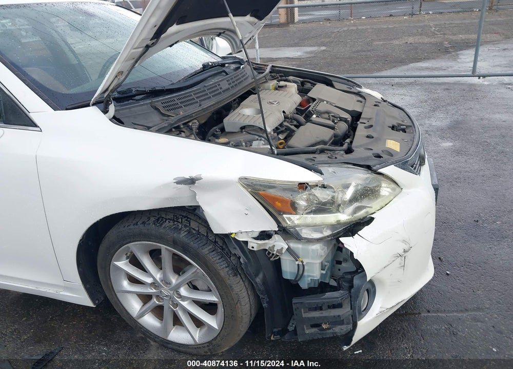2012 LEXUS CT 200H PREMIUM VIN: JTHKD5BH0C2078069