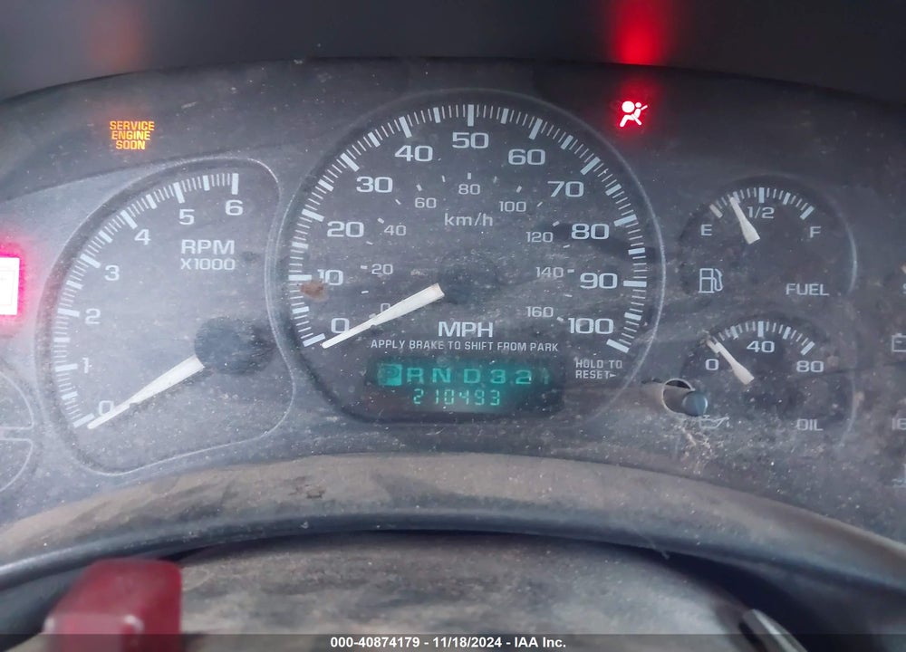 2002 CHEVROLET AVALANCHE 1500 VIN: 3GNEK13T62G196849