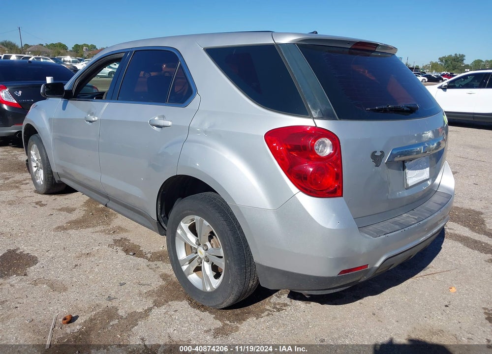 2012 CHEVROLET EQUINOX LS VIN: 2GNALBEK2C6331103
