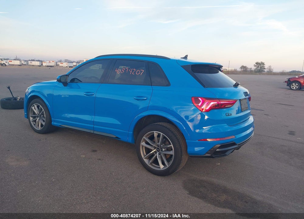 2022 AUDI Q3 PREMIUM PLUS 45 TFSI S LINE QUATTRO TIPTRONIC VIN: WA1EECF32N1149581