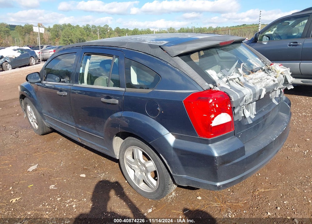 2007 DODGE CALIBER VIN: 1B3HB48B37D513323