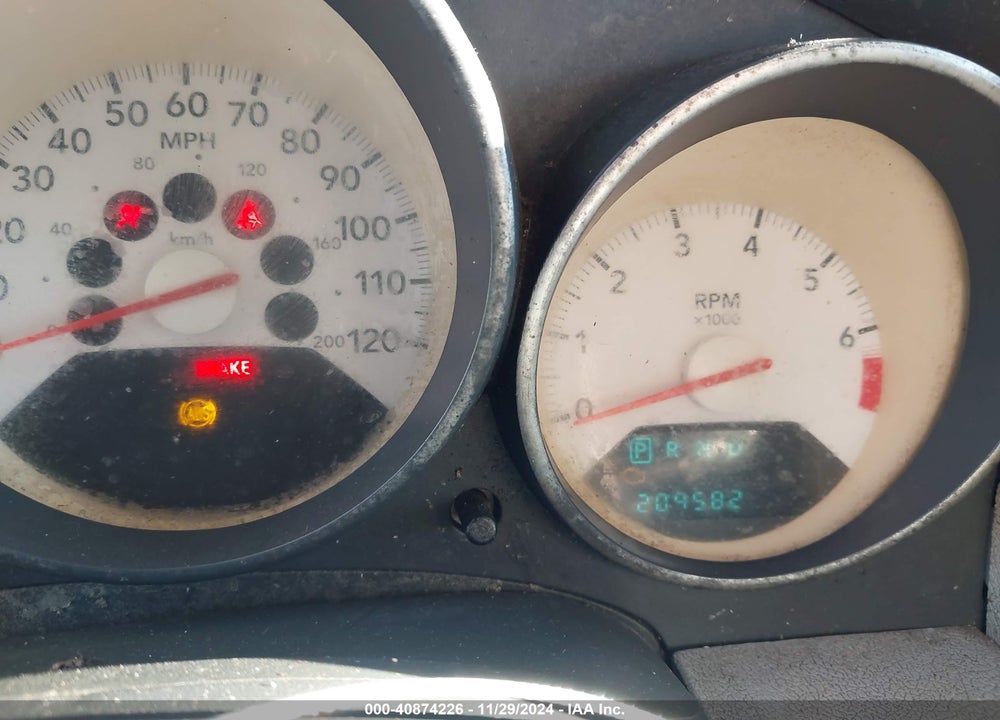 2007 DODGE CALIBER VIN: 1B3HB48B37D513323