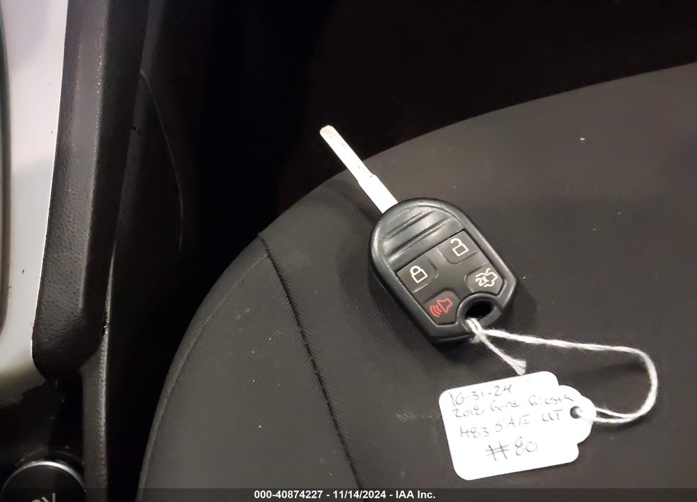 2018 FORD FIESTA SE VIN: 3FADP4BJ9JM127232