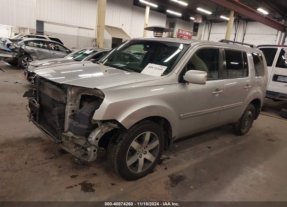 2012 HONDA PILOT TOURING VIN: 5FNYF4H99CB028588