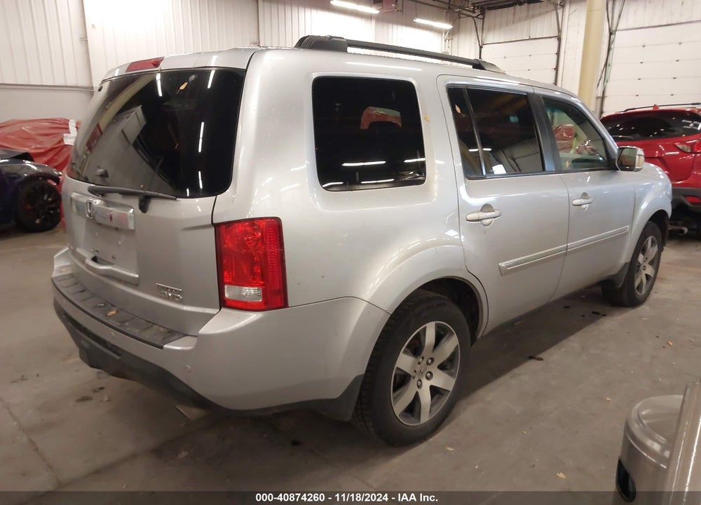 2012 HONDA PILOT TOURING VIN: 5FNYF4H99CB028588