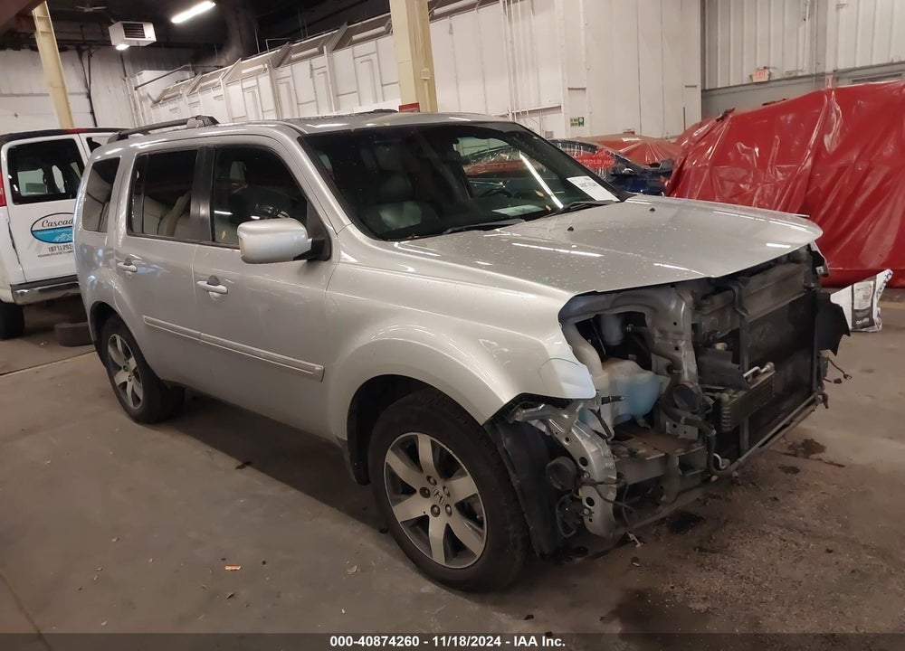 2012 HONDA PILOT TOURING VIN: 5FNYF4H99CB028588