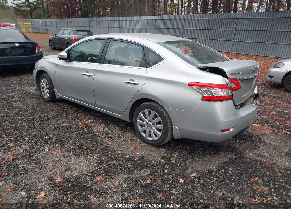 2015 NISSAN SENTRA S VIN: 3N1AB7AP7FY275692