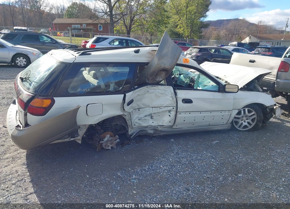 2002 SUBARU OUTBACK VIN: 4S3BH665327646408