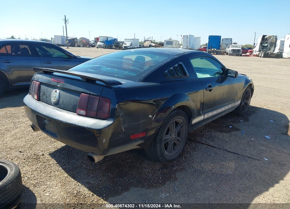 2006 FORD MUSTANG V6 VIN: 1ZVFT80N465134577