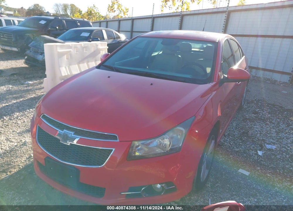 2014 CHEVROLET CRUZE 2LT AUTO VIN: 1G1PE5SB7E7306731