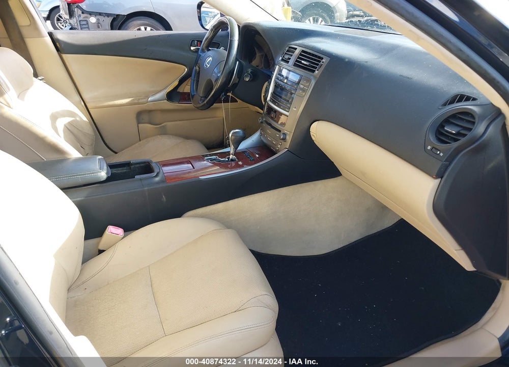 2007 LEXUS IS 250 VIN: JTHBK262875040913
