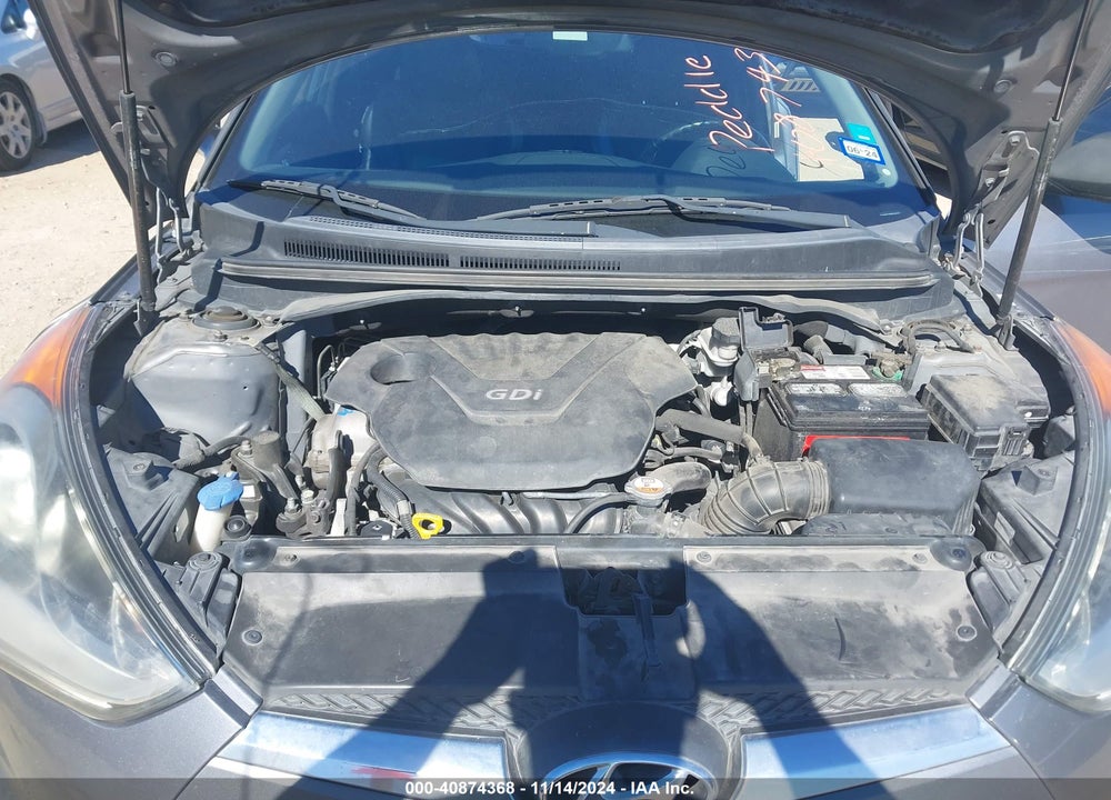 2013 HYUNDAI VELOSTER BASE W/BLACK VIN: KMHTC6AD9DU174717