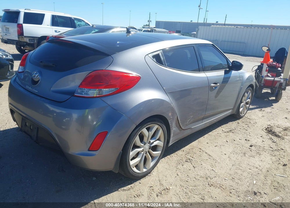 2013 HYUNDAI VELOSTER BASE W/BLACK VIN: KMHTC6AD9DU174717