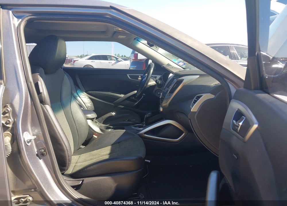 2013 HYUNDAI VELOSTER BASE W/BLACK VIN: KMHTC6AD9DU174717