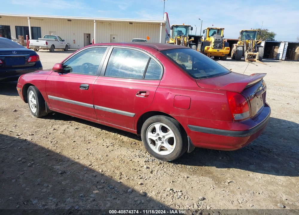 2003 HYUNDAI ELANTRA GLS/GT VIN: KMHDN45D13U552685