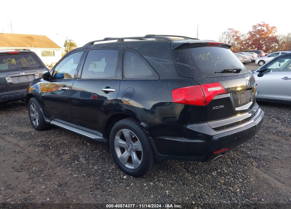 2008 ACURA MDX SPORT PACKAGE VIN: 2HNYD28548H533733