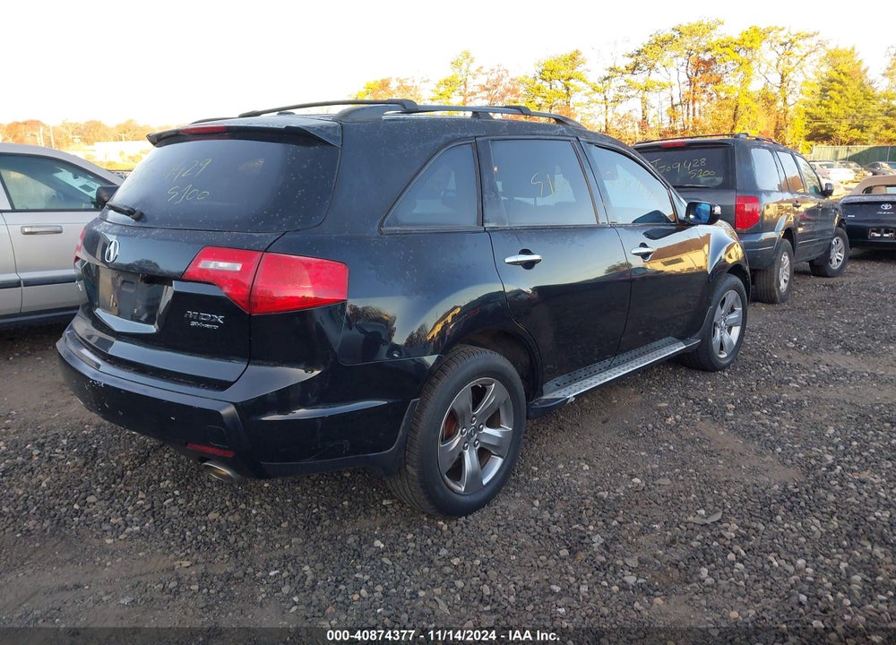2008 ACURA MDX SPORT PACKAGE VIN: 2HNYD28548H533733