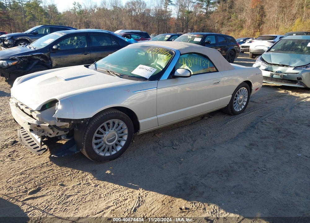 2005 FORD THUNDERBIRD 50TH ANNIVERSARY VIN: 1FAHP69A25Y108146