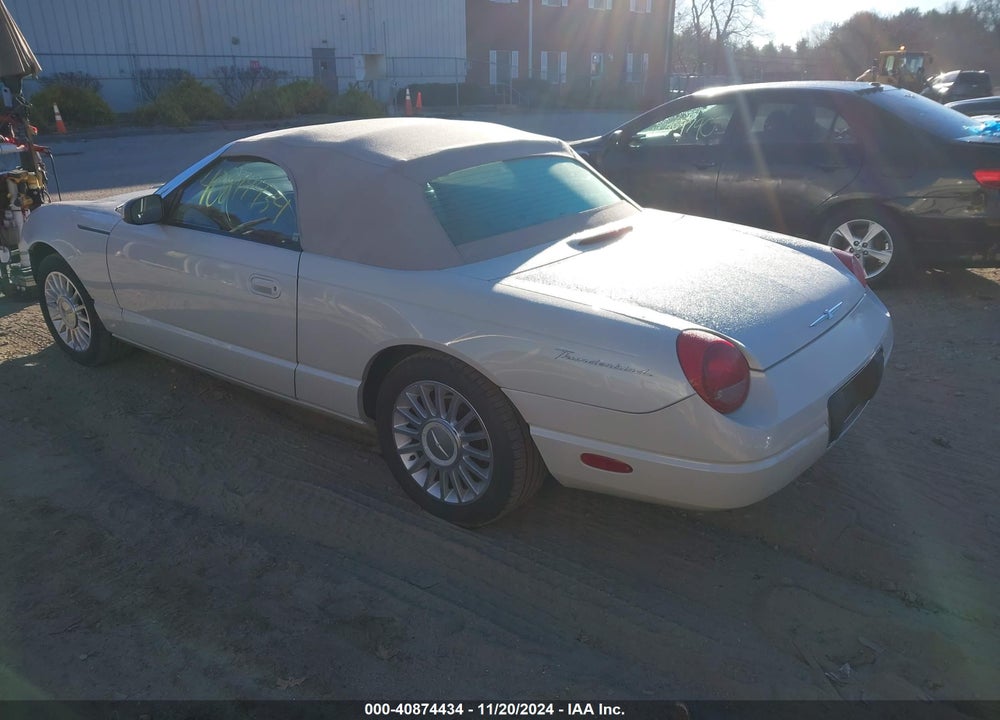 2005 FORD THUNDERBIRD 50TH ANNIVERSARY VIN: 1FAHP69A25Y108146