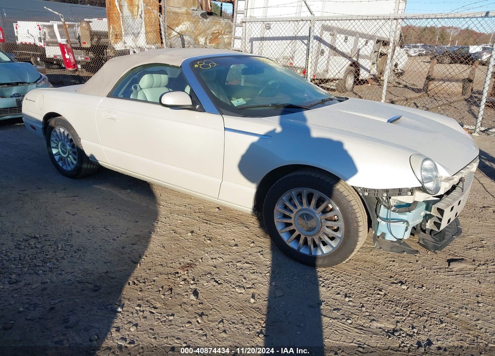 2005 FORD THUNDERBIRD 50TH ANNIVERSARY VIN: 1FAHP69A25Y108146