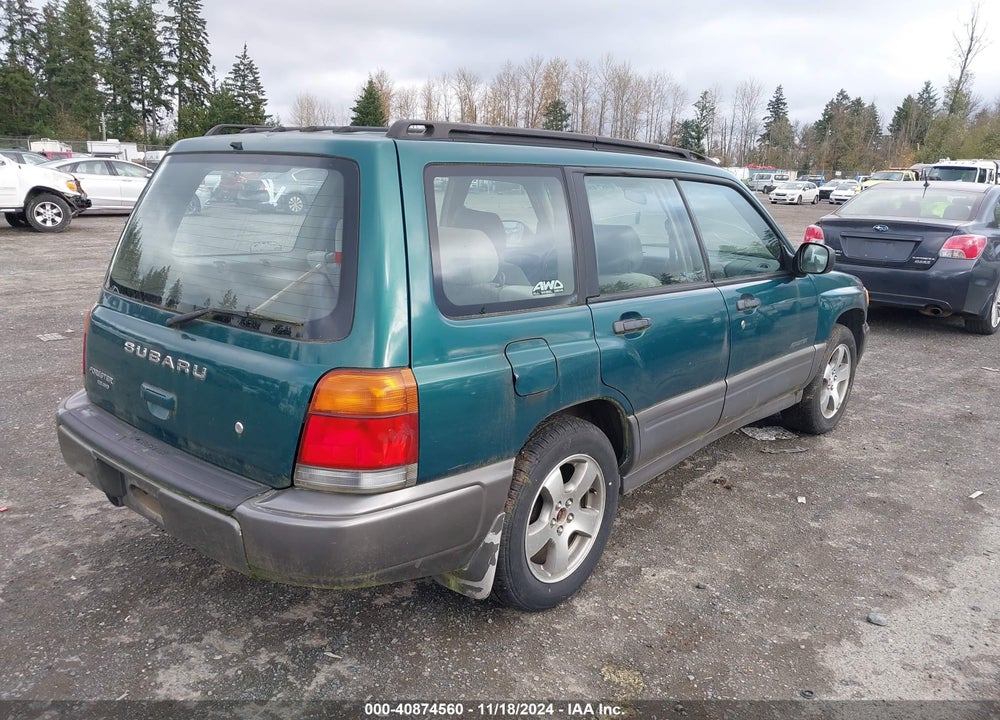 2000 SUBARU FORESTER S VIN: JF1SF655XYH724490