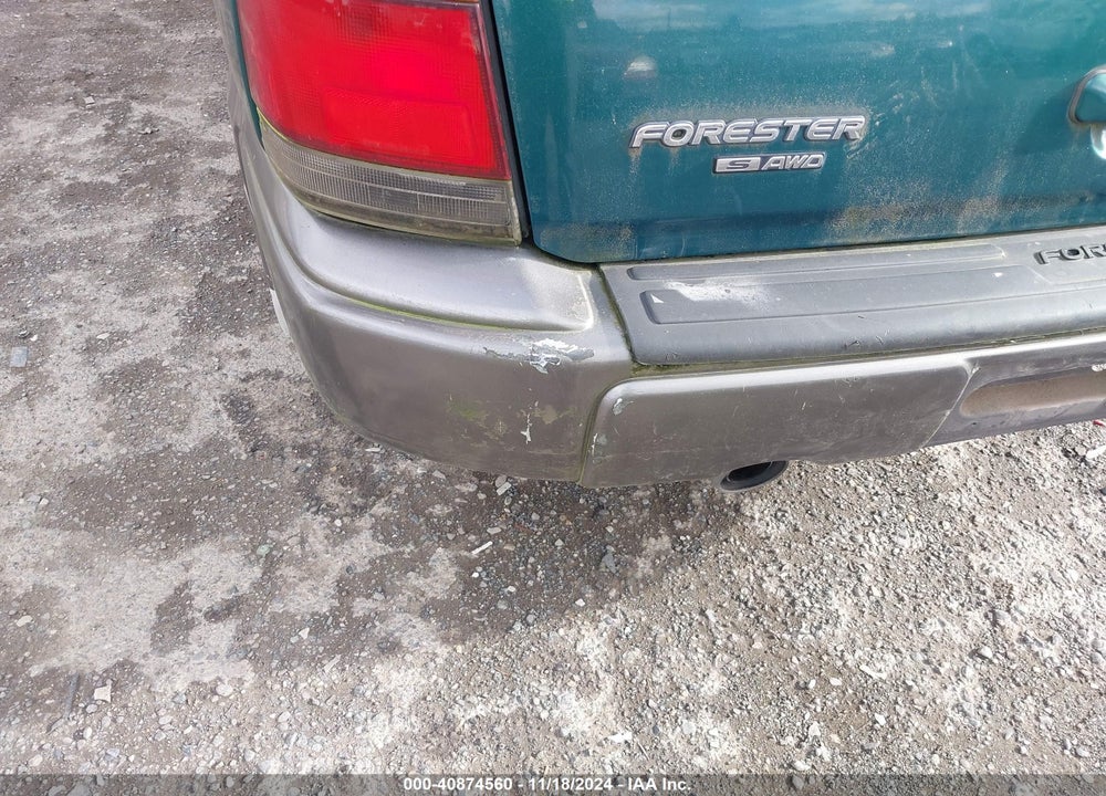 2000 SUBARU FORESTER S VIN: JF1SF655XYH724490