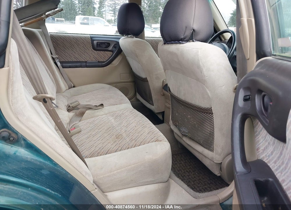 2000 SUBARU FORESTER S VIN: JF1SF655XYH724490