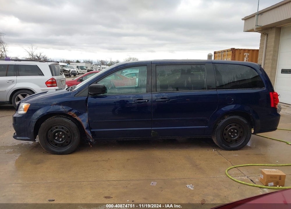 2016 DODGE GRAND CARAVAN SE VIN: 2C4RDGBG7GR236580