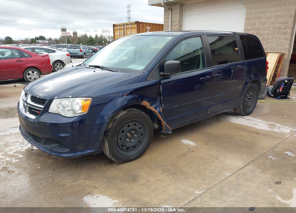 2016 DODGE GRAND CARAVAN SE VIN: 2C4RDGBG7GR236580
