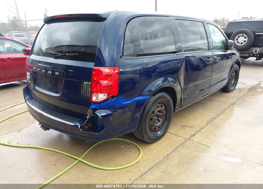2016 DODGE GRAND CARAVAN SE VIN: 2C4RDGBG7GR236580