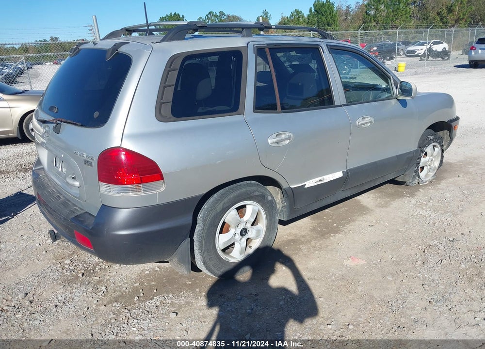2005 HYUNDAI SANTA FE GLS/LX VIN: KM8SC13EX5U021589