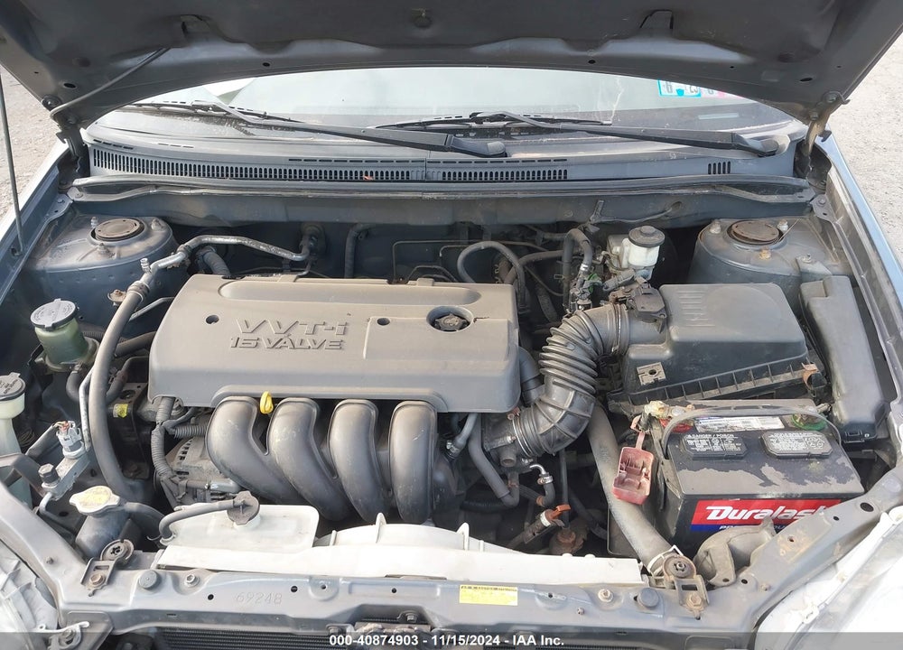 2005 TOYOTA COROLLA LE VIN: 2T1BR32E05C496195