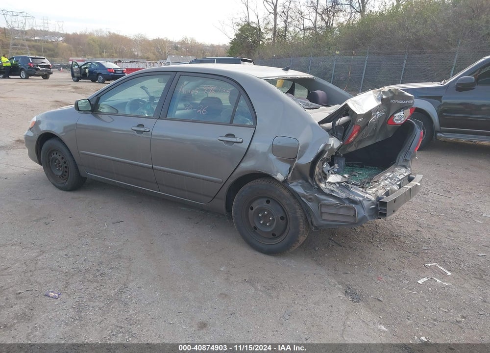 2005 TOYOTA COROLLA LE VIN: 2T1BR32E05C496195