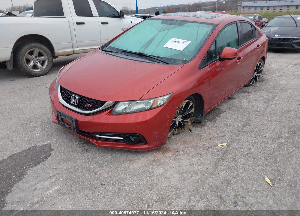 2013 HONDA CIVIC SI VIN: 2HGFB6E56DH704556