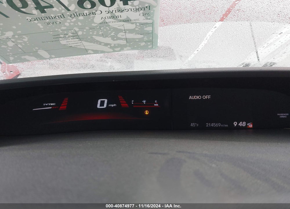 2013 HONDA CIVIC SI VIN: 2HGFB6E56DH704556