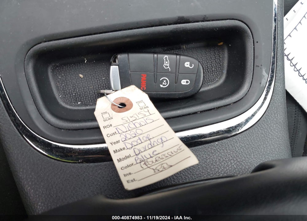 2020 DODGE DURANGO GT VIN: 1C4RDJDG5LC258624