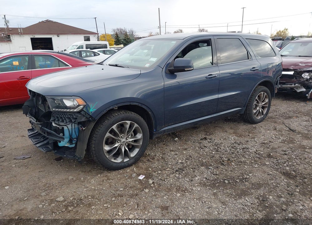 2020 DODGE DURANGO GT VIN: 1C4RDJDG5LC258624