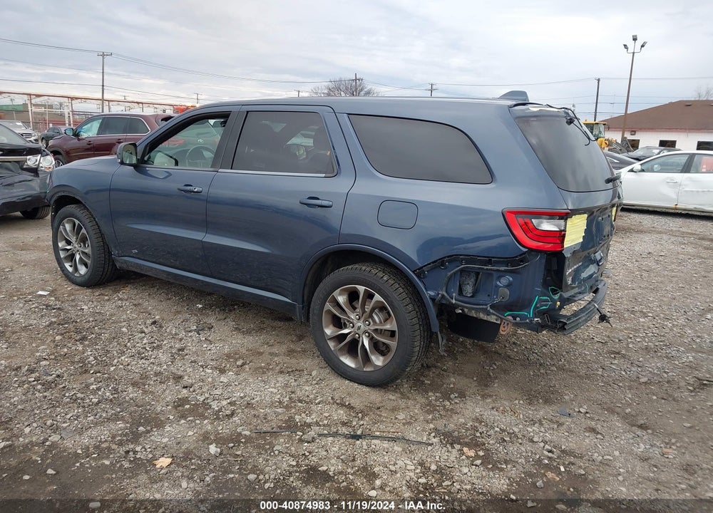 2020 DODGE DURANGO GT VIN: 1C4RDJDG5LC258624